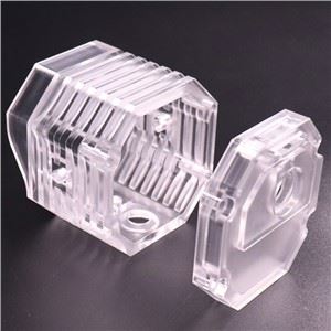 White Acrylic CNC Milling Parts