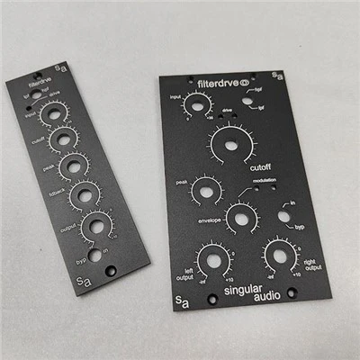 Aluminum Control Panel Anodized Cut AUV Print