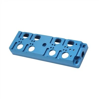 Anodized Blue Turned Aluminum Milling Parts