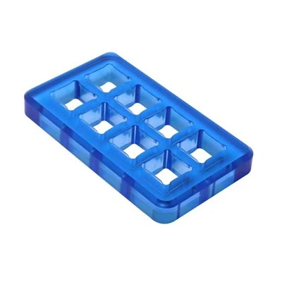 CNC Milled Blue Color Acrylic Parts