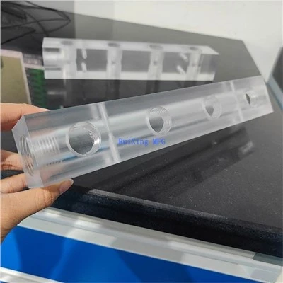 CNC Transparent PC Manifold