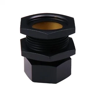 Black Telfon Plated Brass Part